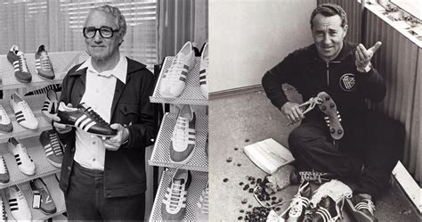 who founded adidas and puma.